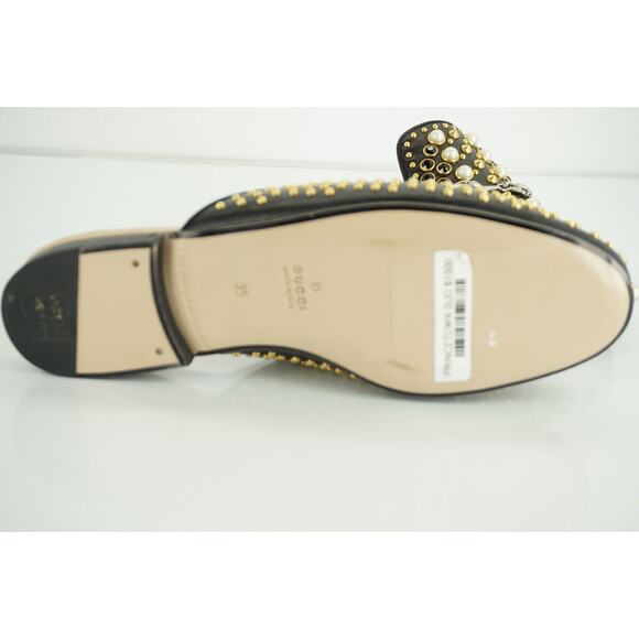 Gucci Princetown Pearl Studded Slide Mule Loafers Size 35 Horse Bit NIB $1500 - Picture 12 of 12